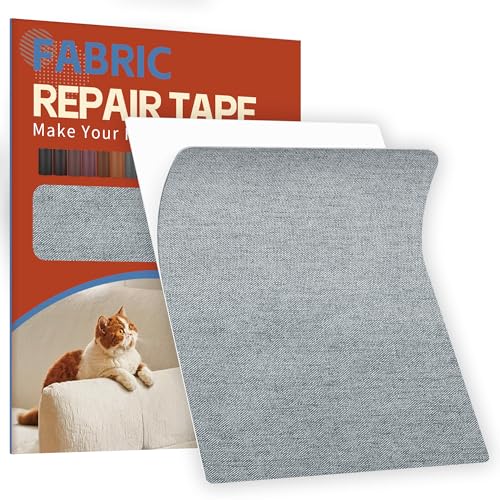 Flicken Selbstklebend Stoff Grau, 21x28cm Stoffflicken Selbstklebend Reparaturflicken, Leinenstoff Patches Reparaturset für Möbel, Autositze, Kleidung, Polsterbezüge, Stühle, Sofas, Kissen Flicken Selbstklebend Stoff Grau, 21x28cm Stoffflicken Selbstklebend Reparaturflicken, Leinenstoff Patches Reparaturset für Möbel, Autositze, Kleidung, Polsterbezüge, Stühle, Sofas, Kissen von Sgooyir