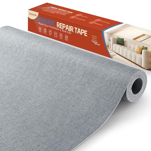 Flicken Selbstklebend Stoff Grau, 40x100cm Stoffflicken Selbstklebend Reparaturflicken, Leinenstoff Patches Reparaturset für Möbel, Autositze, Kleidung, Polsterbezüge, Stühle, Sofas, Kissen Flicken Selbstklebend Stoff Grau, 40x100cm Stoffflicken Selbstklebend Reparaturflicken, Leinenstoff Patches Reparaturset für Möbel, Autositze, Kleidung, Polsterbezüge, Stühle, Sofas, Kissen von Sgooyir