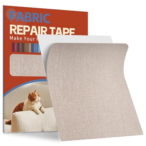 Flicken Selbstklebend Stoff Leinenbeige, 21x28cm Stoffflicken Selbstklebend Reparaturflicken, Leinenstoff Patches Reparaturset für Möbel, Autositze, Kleidung, Polsterbezüge, Stühle, Sofas, Kissen Flicken Selbstklebend Stoff Leinenbeige, 21x28cm Stoffflicken Selbstklebend Reparaturflicken, Leinenstoff Patches Reparaturset für Möbel, Autositze, Kleidung, Polsterbezüge, Stühle, Sofas, Kissen von Sgooyir