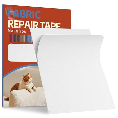 Flicken Selbstklebend Stoff Weiß, 21x28cm Stoffflicken Selbstklebend Reparaturflicken, Leinenstoff Patches Reparaturset für Möbel, Autositze, Kleidung, Polsterbezüge, Stühle, Sofas, Kissen Flicken Selbstklebend Stoff Weiß, 21x28cm Stoffflicken Selbstklebend Reparaturflicken, Leinenstoff Patches Reparaturset für Möbel, Autositze, Kleidung, Polsterbezüge, Stühle, Sofas, Kissen von Sgooyir