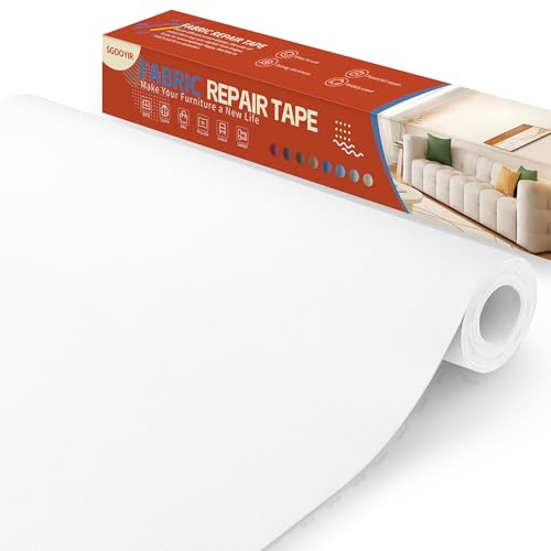 Flicken Selbstklebend Stoff Weiß, 40x100cm Stoffflicken Selbstklebend Reparaturflicken, Leinenstoff Patches Reparaturset für Möbel, Autositze, Kleidung, Polsterbezüge, Stühle, Sofas, Kissen Flicken Selbstklebend Stoff Weiß, 40x100cm Stoffflicken Selbstklebend Reparaturflicken, Leinenstoff Patches Reparaturset für Möbel, Autositze, Kleidung, Polsterbezüge, Stühle, Sofas, Kissen von Sgooyir