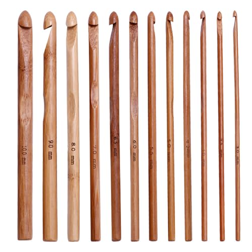 12 pcs hölzerne Häkelhaken, natrual sicherer Holzhäkchen -Haken -Set, Single -Point -Stricknadeln -Kit für DIY -Handwerksanfänger, gemischte Größe von Gewinne anwogenen Haken Set 12 pcs hölzerne Häkelhaken, natrual sicherer Holzhäkchen -Haken -Set, Single -Point -Stricknadeln -Kit für DIY -Handwerksanfänger, gemischte Größe von Gewinne anwogenen Haken Set von Sgqtqybk