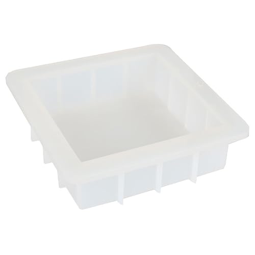 Silikonseifeformen, 7, 7 x, Quadratseife, die leicht zu entbinden und zu reinigen, die handgefertigte kleine Laibform für Kuchen, Gelee, Schokolade, Pudding, Fondant usw. Silikonseifeformen, 7, 7 x, Quadratseife, die leicht zu entbinden und zu reinigen, die handgefertigte kleine Laibform für Kuchen, Gelee, Schokolade, Pudding, Fondant usw. von Sgqtqybk
