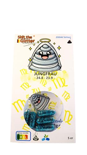 Shit the Glitter Zodiac Edition - Funkelnde Glitzerpillen für jedes Sternzeichen (Jungfrau) von Sh!t the Glitter - The Glamour Gift -