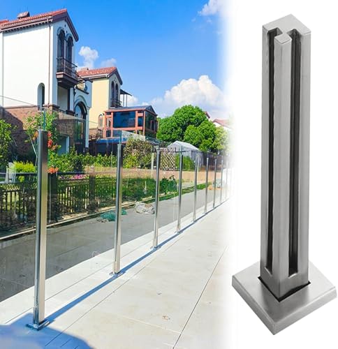 Treppen-Handläufe, Treppengeländer, Bodenmontage, Glas-Balustraden-Klemmen, 8–12 mm, Geländersystem aus gehärtetem Glas für den Innen- und Außenbereich, für den Innen- und Außenbereich (Eckpfosten Treppen-Handläufe, Treppengeländer, Bodenmontage, Glas-Balustraden-Klemmen, 8–12 mm, Geländersystem aus gehärtetem Glas für den Innen- und Außenbereich, für den Innen- und Außenbereich (Eckpfosten von ShAzanz