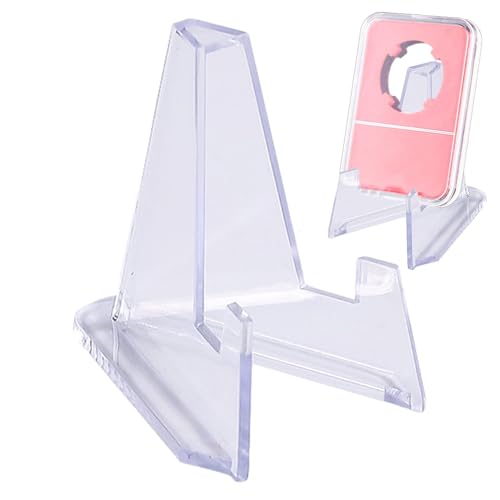 Acryl-Staffelei-Ständer, transparente Acryl-Kartenständer, wiederverwendbarer transparenter Münzständer, tragbare Präsentationsständer für Kunstkurse, Buchhandlungen, Hochzeiten, Messedisplays Acryl-Staffelei-Ständer, transparente Acryl-Kartenständer, wiederverwendbarer transparenter Münzständer, tragbare Präsentationsständer für Kunstkurse, Buchhandlungen, Hochzeiten, Messedisplays von Shaersu