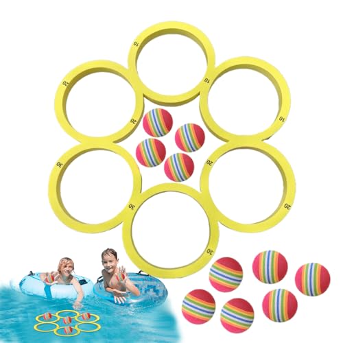 Shaersu Pool Ball Wurfspiel | Schwimmbad Spielzeug Für Erwachsene Und Kinder - Leichtes Buntes Wasserspielzeug Für Urlaub Geburtstag Kindertag Shaersu Pool Ball Wurfspiel | Schwimmbad Spielzeug Für Erwachsene Und Kinder - Leichtes Buntes Wasserspielzeug Für Urlaub Geburtstag Kindertag von Shaersu