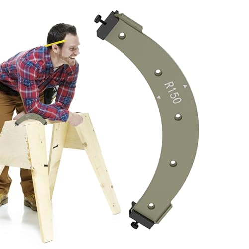 Shaersu Runde Eckbogen-Schablone für Holzbearbeitung, präzise Eckfräser-Schablonen, internes und externes Fräswerkzeug mit leichtem, hochfestem Design Shaersu Runde Eckbogen-Schablone für Holzbearbeitung, präzise Eckfräser-Schablonen, internes und externes Fräswerkzeug mit leichtem, hochfestem Design von Shaersu