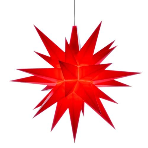 ShakeIN Herrnhuter Stern LED, vormontiert, rot, Kunststoff, A1e - D: 13cm von ShakeIN