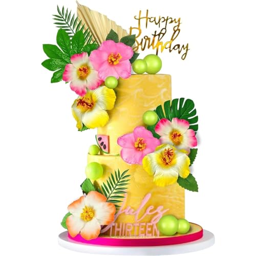 25Stk Hawaiianische Tortendekorationen, Hawaiianische Partydekorationen, Tropische Tortendekorationen, Hawaiianische Partydekorationssets, Hawaiianische Geburtstagstortendekorationen 25Stk Hawaiianische Tortendekorationen, Hawaiianische Partydekorationen, Tropische Tortendekorationen, Hawaiianische Partydekorationssets, Hawaiianische Geburtstagstortendekorationen von Shamoparty