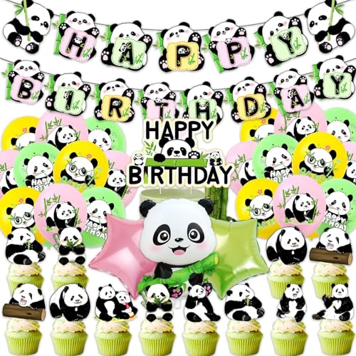 39Stk Panda Party Dekoration Kit, Panda Kuchen Dekoration Banner Ballon, Kinder Geburtstag Party Artikel, Cupcake, süße Cartoon Themen Artikel 39Stk Panda Party Dekoration Kit, Panda Kuchen Dekoration Banner Ballon, Kinder Geburtstag Party Artikel, Cupcake, süße Cartoon Themen Artikel von Shamoparty
