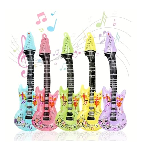 5 STK Gitarre Aluminium Folie Ballon Rock Star Ballon Set Wasserdicht Party Requisiten Gitarren für Musikinstrument Thema Karaoke Festival Konzert Karneval Rock and Roll Party 5 STK Gitarre Aluminium Folie Ballon Rock Star Ballon Set Wasserdicht Party Requisiten Gitarren für Musikinstrument Thema Karaoke Festival Konzert Karneval Rock and Roll Party von Shamoparty