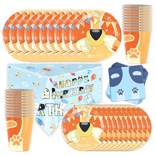 61Pcs Kindergeburtstag Tischdeko,Blue Partygeschirr Geburtstag, Teller Becher Servietten Tischdecke, Party Deko Geburtstag Theme Geschirr 61Pcs Kindergeburtstag Tischdeko,Blue Partygeschirr Geburtstag, Teller Becher Servietten Tischdecke, Party Deko Geburtstag Theme Geschirr von Shamoparty