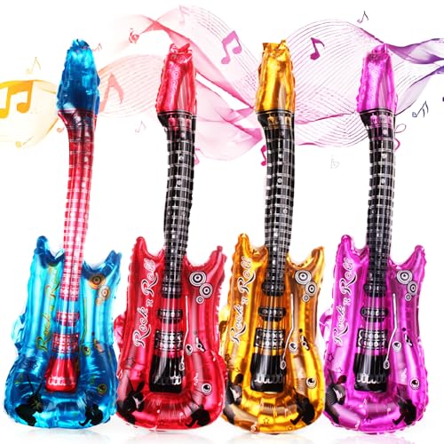 8 STK Gitarre Aluminium Folie Ballon Rock Star Ballon Set Wasserdicht Party Requisiten Gitarren für Musikinstrument Thema Karaoke Festival Konzert Karneval Rock and Roll Party 8 STK Gitarre Aluminium Folie Ballon Rock Star Ballon Set Wasserdicht Party Requisiten Gitarren für Musikinstrument Thema Karaoke Festival Konzert Karneval Rock and Roll Party von Shamoparty