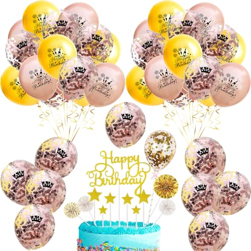 Gold Geburtstagstorte Dekoration,Gold und Silber Papier Blume Fan 5 Zoll Pailletten Ballon Geburtstagskuchen Einsatz Gold Zwiebel Papier Glitter Kuchen Einsatz Dekorationund Luftballons Gold Geburtstagstorte Dekoration,Gold und Silber Papier Blume Fan 5 Zoll Pailletten Ballon Geburtstagskuchen Einsatz Gold Zwiebel Papier Glitter Kuchen Einsatz Dekorationund Luftballons von Shamoparty