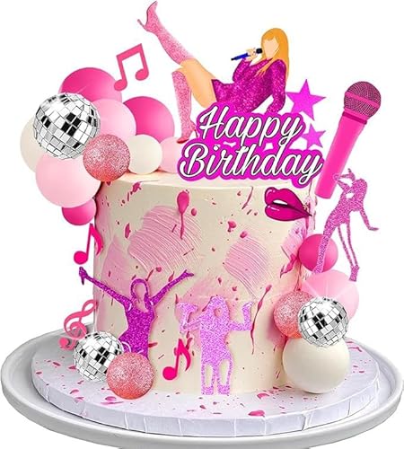 Happy Birthday Lady Tortendeko Schminke Mädchen Tortendeko Kuchendekoration Disco Cupcake Toppers Geburtstagskuchen Deko Happy Birthday Lady Tortendeko Schminke Mädchen Tortendeko Kuchendekoration Disco Cupcake Toppers Geburtstagskuchen Deko von Shamoparty