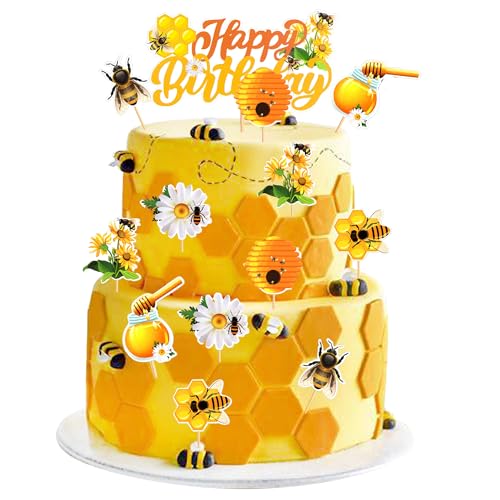 Kleine Biene Wabe Kuchen Dekorationen, Baby Geburtstag Party Kuchen Dekorationen, Honigkuchen Dekorationen, Dessert Dekorationen, Biene Gänseblümchen Kuchen Dekorationen, Cupcake Dekorationen Kleine Biene Wabe Kuchen Dekorationen, Baby Geburtstag Party Kuchen Dekorationen, Honigkuchen Dekorationen, Dessert Dekorationen, Biene Gänseblümchen Kuchen Dekorationen, Cupcake Dekorationen von Shamoparty