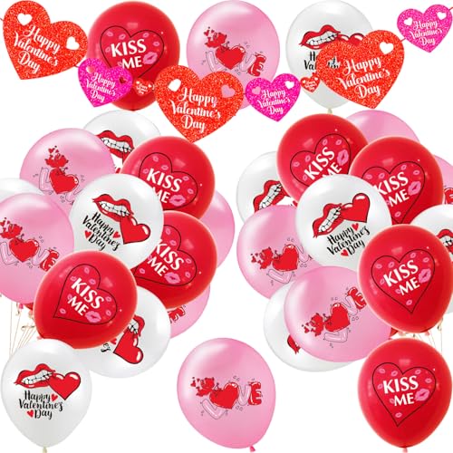 Partydekoration zum Valentinstag, Banner mit Herzen, Luftballons mit Valentinstagsmotiven zum Valentinstag für Valentinstagspartys Partydekoration zum Valentinstag, Banner mit Herzen, Luftballons mit Valentinstagsmotiven zum Valentinstag für Valentinstagspartys von Shamoparty