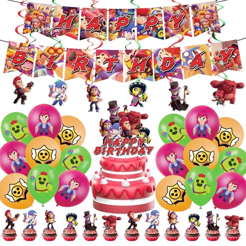Smash game themed,Starcraft Geburtstag Dekorationen, Brawlstars Luftballons, Spiele Geburtstagsdekorationen, Banner, Luftballons, Tortenaufleger, Spiralen, für Kindergeburtstagsdekorationen Smash game themed,Starcraft Geburtstag Dekorationen, Brawlstars Luftballons, Spiele Geburtstagsdekorationen, Banner, Luftballons, Tortenaufleger, Spiralen, für Kindergeburtstagsdekorationen von Shamoparty