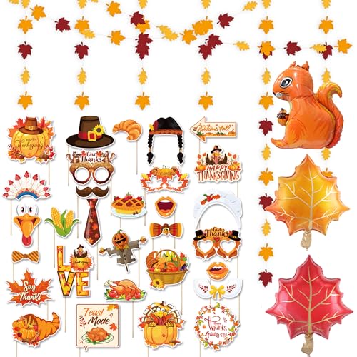 Thanksgiving Foto Requisiten, Blatt Ballons, Thanksgiving Dekoration Herbst Folie Ballons, Ahornblatt sub Flagge Kette,Fotografie, Zubehör, Partyzubehör Thanksgiving Foto Requisiten, Blatt Ballons, Thanksgiving Dekoration Herbst Folie Ballons, Ahornblatt sub Flagge Kette,Fotografie, Zubehör, Partyzubehör von Shamoparty