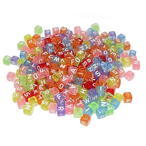 Buchstaben Perlen,400 PCS Alphabet Acryl Perlen Kunststoff Buchstaben A-Z für Schmuckherstellung Handwerk Kunst DIY Armbänder Halskette Schlüsselringe Buchstaben Perlen,400 PCS Alphabet Acryl Perlen Kunststoff Buchstaben A-Z für Schmuckherstellung Handwerk Kunst DIY Armbänder Halskette Schlüsselringe von ShanBye