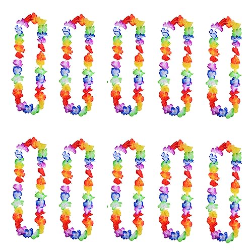 Hawaiianische Girlanden,10 PCS Hawaiianische Leis Girlande Hawaii Kette Blumen Halskette Bunte Seidenblumen Halsketten Tropische Hawaii Blumenkette Luau Blume für Strand Thema Party Dekorationen Hawaiianische Girlanden,10 PCS Hawaiianische Leis Girlande Hawaii Kette Blumen Halskette Bunte Seidenblumen Halsketten Tropische Hawaii Blumenkette Luau Blume für Strand Thema Party Dekorationen von ShanBye