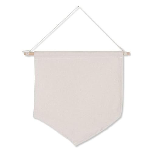 Leere Leinwand Wand Banner,DIY Abzeichen Flagge mit Holzaufhänger Stoffwimpel Textilwimpel zum Bemalen mit Stoffmalfarbe Dreieck Flagge für Kuchen Partei Festival Dekoration Leere Leinwand Wand Banner,DIY Abzeichen Flagge mit Holzaufhänger Stoffwimpel Textilwimpel zum Bemalen mit Stoffmalfarbe Dreieck Flagge für Kuchen Partei Festival Dekoration von ShanBye