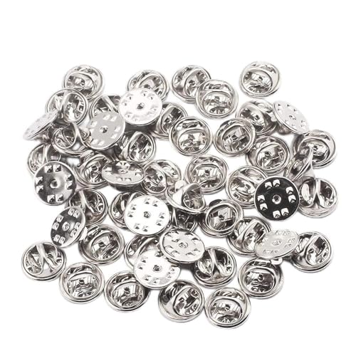 Metall-Verschlussstift Rückseiten,50 PCS Stiftkappe Revers Stecknadelhalter Verschlussverschluss Ersatz Für Abzeichen Schmetterlingskupplung Rückseiten Für Anstecker Metall-Verschlussstift Rückseiten,50 PCS Stiftkappe Revers Stecknadelhalter Verschlussverschluss Ersatz Für Abzeichen Schmetterlingskupplung Rückseiten Für Anstecker von Limiar