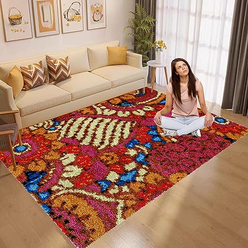140 x 160cm Knüpfteppich Zum Selber Knüpfen Knüpfset DIY Kreuzstich Set Knüpfen Set 3D Teppich Tapisserie Set Für Erwachsene Kinder Anfänger Kreatives Geschenk Latch Hook Kit 140 x 160cm Knüpfteppich Zum Selber Knüpfen Knüpfset DIY Kreuzstich Set Knüpfen Set 3D Teppich Tapisserie Set Für Erwachsene Kinder Anfänger Kreatives Geschenk Latch Hook Kit von ShangGan