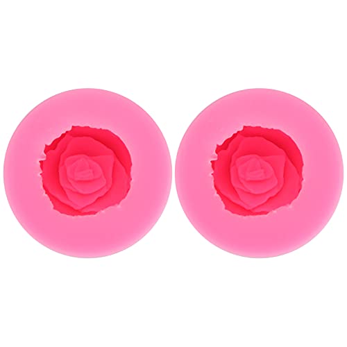 Blume Silikon Form, Seife Blume Silikonform Non-Stick 2 Stück für Schokolade Snacks für Kuchen Dekoration für Lebensmittel für Kuchen machen von Shanrya