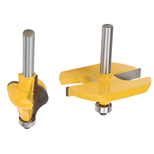 Fräser, 2 STK. 8 mm Schaft Armlehne aus Kohlenstoffstahl Handlauf Fräser Bit Set Holzbearbeitungsfräser für Holzschnur Treppenhandlauf passend für Trimmschnitzmaschine Fräser, 2 STK. 8 mm Schaft Armlehne aus Kohlenstoffstahl Handlauf Fräser Bit Set Holzbearbeitungsfräser für Holzschnur Treppenhandlauf passend für Trimmschnitzmaschine von Shanrya