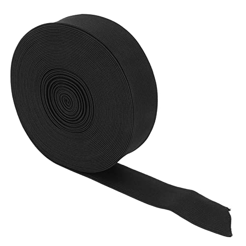 Gummiband, 10 Meter Schwarzes Gummiband, 3,5 Cm Breit von Shanrya