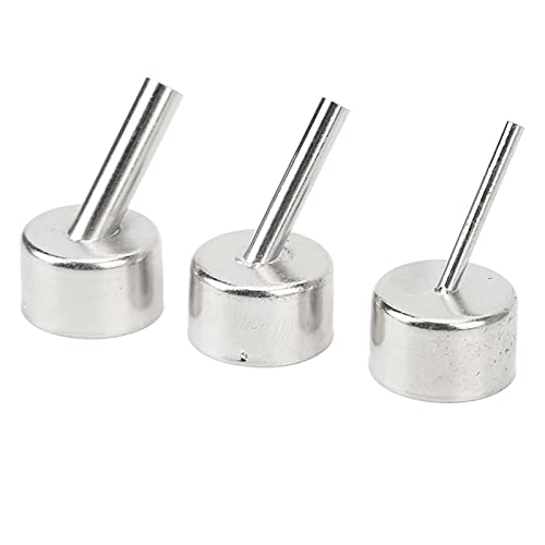 Heißluftpistole Düsenset, Edelstahl, verschleißfest, klein, 3-teilig, robust, Heißluftpistole, einfache Lagerung für die Reparatur von Mobiltelefonen Heißluftpistole Düsenset, Edelstahl, verschleißfest, klein, 3-teilig, robust, Heißluftpistole, einfache Lagerung für die Reparatur von Mobiltelefonen von Shanrya