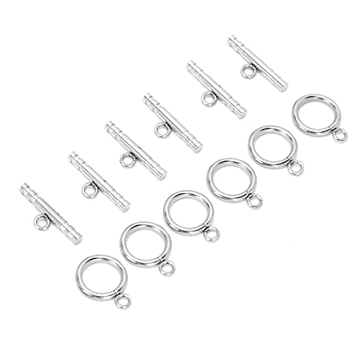 Schmuckverschluss, praktischer Knebelverschluss, praktisch für Halsketten für Armbänder von Naroote