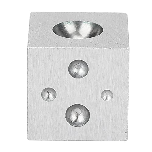 Shanrya Doming-Block, verschleißfestes Dapping-Block-Formwerkzeug für Juweliergeschäft für Zuhause für die Metallherstellung(25 * 25mm quadratischer Nestamboss) von Shanrya