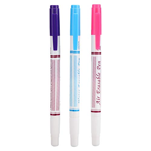Wäschestift Kochfest, Trickmarker Nähen, Wasserlöschbarer Stift, Stoff Wasserlöschbarer Stift, Trickmarker Selbstlöschend Stoff Stifte Rot/Blau/Lila zum Selbernähen von Stoffen Wäschestift Kochfest, Trickmarker Nähen, Wasserlöschbarer Stift, Stoff Wasserlöschbarer Stift, Trickmarker Selbstlöschend Stoff Stifte Rot/Blau/Lila zum Selbernähen von Stoffen von Shanrya