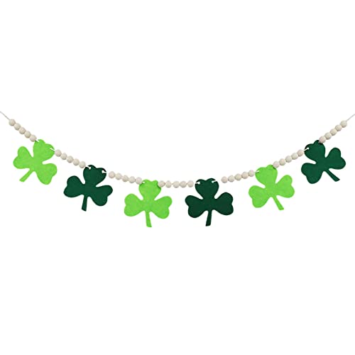 Filz-Girlande, Kleeblatt-Girlande, Banner Patrick's Day-Banner, Dekorationen, Glücksbringer, irische Party-Zubehör Filz-Girlande, Kleeblatt-Girlande, Banner Patrick's Day-Banner, Dekorationen, Glücksbringer, irische Party-Zubehör von ShapeW