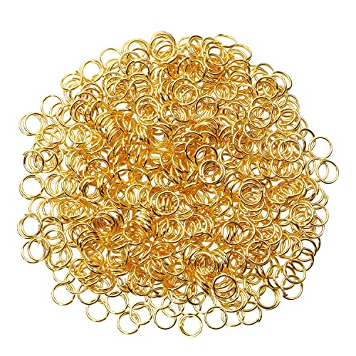 Shapenty Offene Binderinge aus Eisen, 600 Stück, Großpackung für Bastelarbeiten, Ohrringe, Halsketten, Armbänder, Anhänger, Choker, Schmuckherstellung, Fundstücke und Schlüsselanhänger, Kettenzubehör Shapenty Offene Binderinge aus Eisen, 600 Stück, Großpackung für Bastelarbeiten, Ohrringe, Halsketten, Armbänder, Anhänger, Choker, Schmuckherstellung, Fundstücke und Schlüsselanhänger, Kettenzubehör von Shapenty