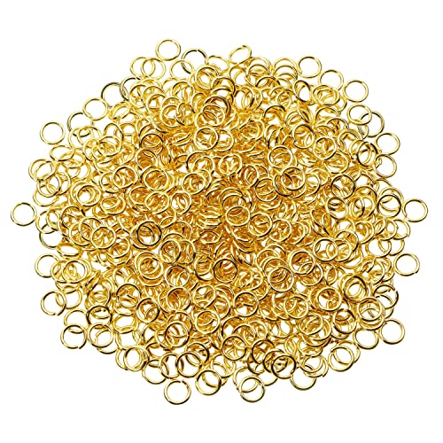 Shapenty Offene Binderinge aus Eisen, 600 Stück, Großpackung für Bastelarbeiten, Ohrringe, Halsketten, Armbänder, Anhänger, Choker, Schmuckherstellung, Fundstücke und Schlüsselanhänger-Zubehör (5 mm Shapenty Offene Binderinge aus Eisen, 600 Stück, Großpackung für Bastelarbeiten, Ohrringe, Halsketten, Armbänder, Anhänger, Choker, Schmuckherstellung, Fundstücke und Schlüsselanhänger-Zubehör (5 mm von Shapenty