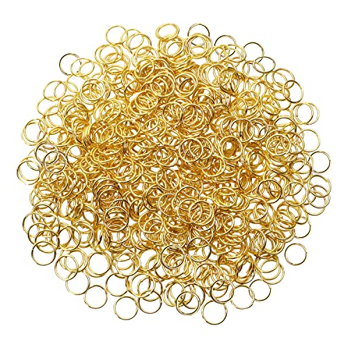 Shapenty Offene Binderinge aus Eisen, 600 Stück, Großpackung für Bastelarbeiten, Ohrringe, Halsketten, Armbänder, Anhänger, Choker, Schmuckherstellung, Fundstücke und Schlüsselanhänger-Zubehör (7 mm Shapenty Offene Binderinge aus Eisen, 600 Stück, Großpackung für Bastelarbeiten, Ohrringe, Halsketten, Armbänder, Anhänger, Choker, Schmuckherstellung, Fundstücke und Schlüsselanhänger-Zubehör (7 mm von Shapenty