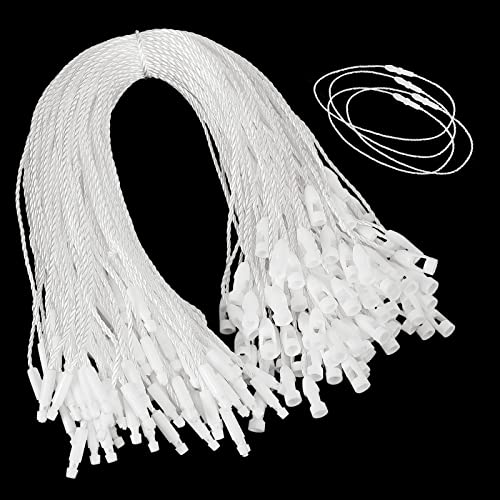 Shappy 100 Stück Weiß Nylon Schnur für Hängen Tags Einweg Preis Nylon Schnur mit Schnappverschluss Sicherheit Etikette Befestigung Haken Krawatte für Preis Etikette Shappy 100 Stück Weiß Nylon Schnur für Hängen Tags Einweg Preis Nylon Schnur mit Schnappverschluss Sicherheit Etikette Befestigung Haken Krawatte für Preis Etikette von Shappy