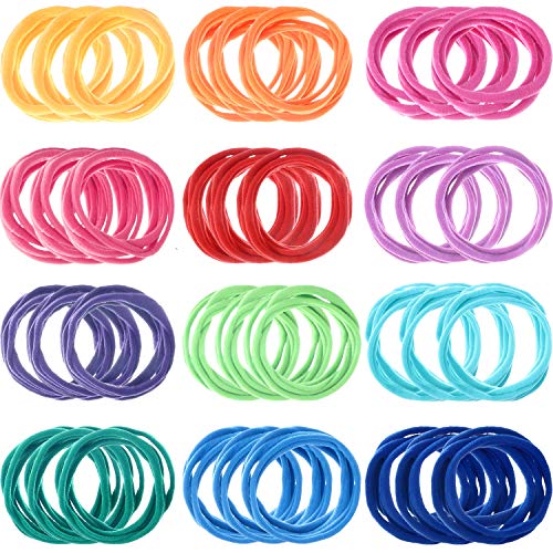 12 Farben Schlaufen-Topflappen Schlaufen Weaving Loom Loops Weaving Craft Loops with Multiple Colors for DIY Crafts Supplies Compatible with 7 Inch Weaving Loom (384 Piece) von Shappy