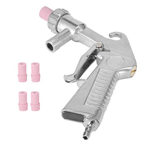 Sandstrahlpistolen-Kit, 1/4-Zoll-Luftsiphon-Sandstrahlpistole 60-120PSI Hand-Sandstrahler für abrasives Sandstrahlen von Sharainn