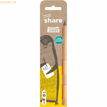 share Bleistift Jumbo 4-0008-1 B share Bleistift Jumbo 4-0008-1 B von Share
