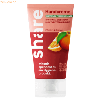 share Handcreme Pfirsich & Orange H-02-23-02 75ml von Share