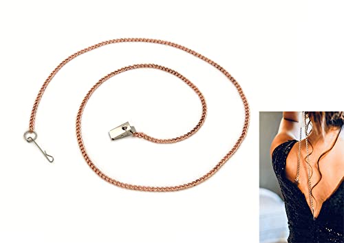 Rotgoldene Reißverschlüsse – Design mit Haken und Clip für Kleider, Stiefel und verschiedene Reißverschlussarten von ShareMoon