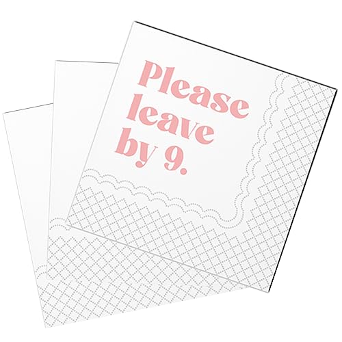 SharkBliss Lustige Cocktail-Servietten, 50 Stück, Einweg-Papierservietten für Bar, Restaurant, Hochzeit, Abendessen, Party, Tischdekoration, 2-lagig, 12,7 x 12,7 cm, Rosa, 50 Stück SharkBliss Lustige Cocktail-Servietten, 50 Stück, Einweg-Papierservietten für Bar, Restaurant, Hochzeit, Abendessen, Party, Tischdekoration, 2-lagig, 12,7 x 12,7 cm, Rosa, 50 Stück von SharkBliss
