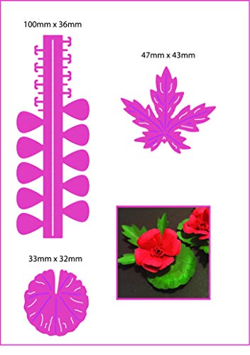 Sharon Callis Crafts SCCD009 Christmas Geranium-Large Stanzform, Stanzschablonen, Schablonen, Metall, grau, 3 Pack Sharon Callis Crafts SCCD009 Christmas Geranium-Large Stanzform, Stanzschablonen, Schablonen, Metall, grau, 3 Pack von Sharon Callis Crafts