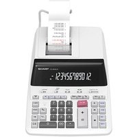 SHARP CS-2635LW Tischrechner druckend lichtgrau von Sharp