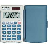 SHARP EL-243S Taschenrechner grau/blau von Sharp